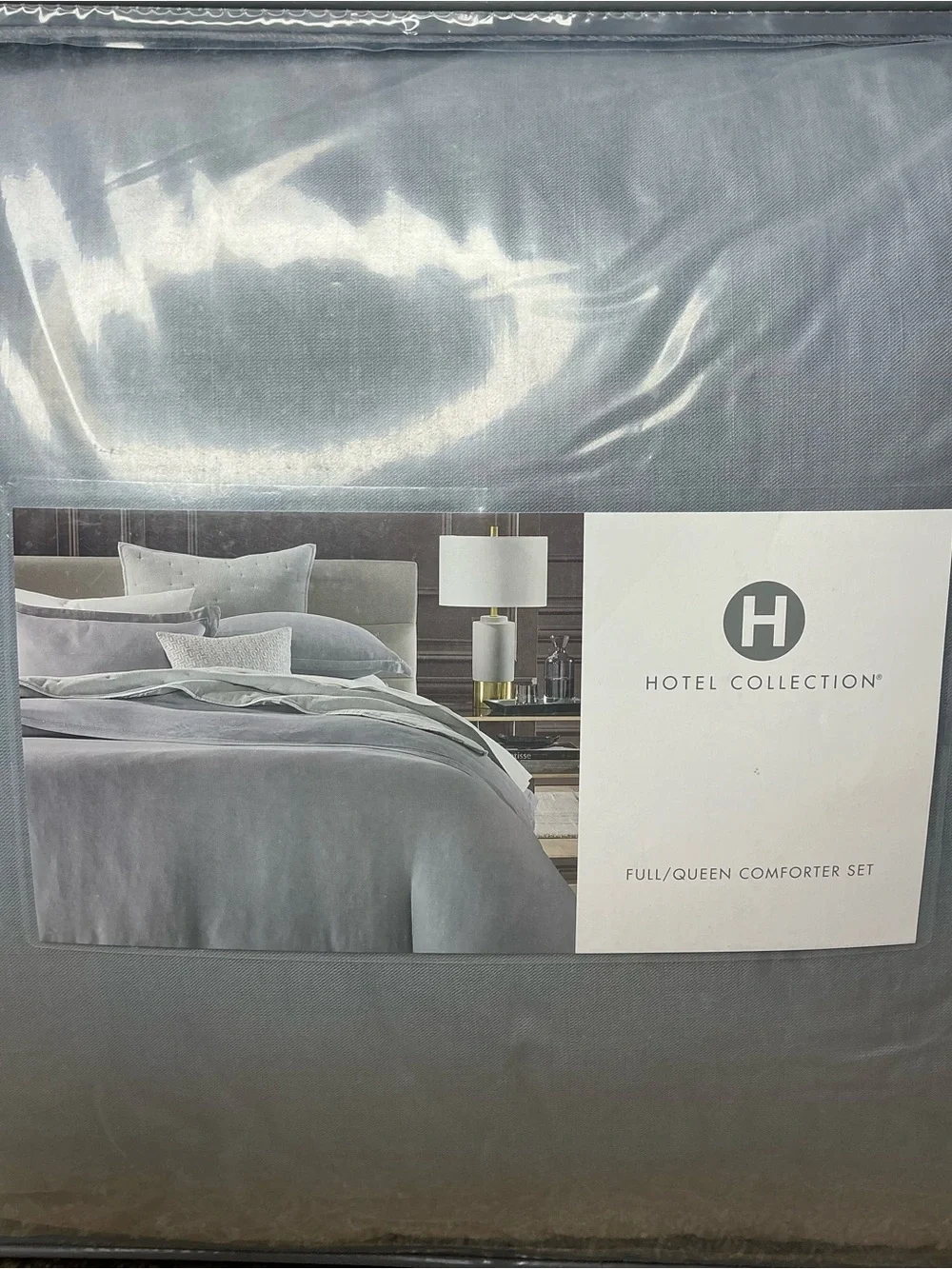 Hotel Collection Linen/Modal Blend 3-Pc. Comforter Set, Full/Queen